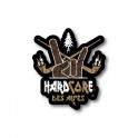Hardcore brun | Sticker