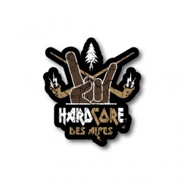 Hardcore brun | Sticker